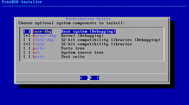 Selecting Components to Install