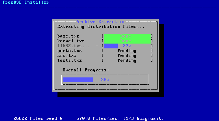 Extracting Distribution Files